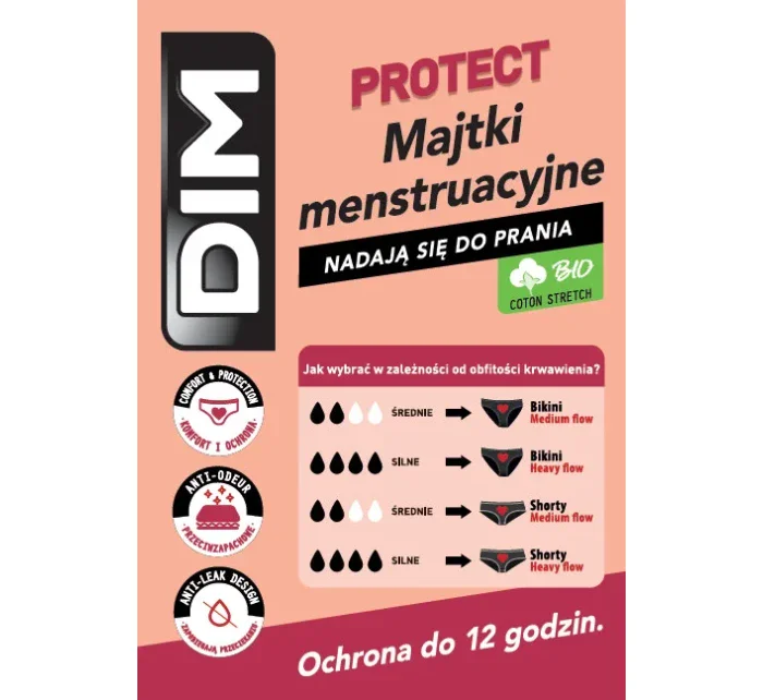 Nočné menštruačné boxerky s čipkou DIM MENSTRUAL NIGHT LACE BOXER - DIM - čierna Nočné menštruačné boxerky s čipkou DIM MENSTRUAL NIGHT LACE BOXER - DIM - čierna