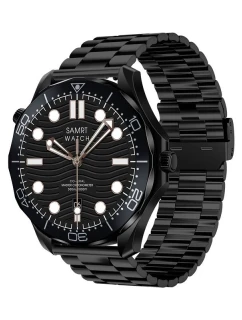 Černý silikonový řemínek + černý náramek model 21805557 - VELTORI