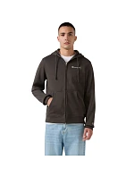 Bluza męska Champion Hooded Full Zip Sweatshirt brązowy 221794 GS509 pánské