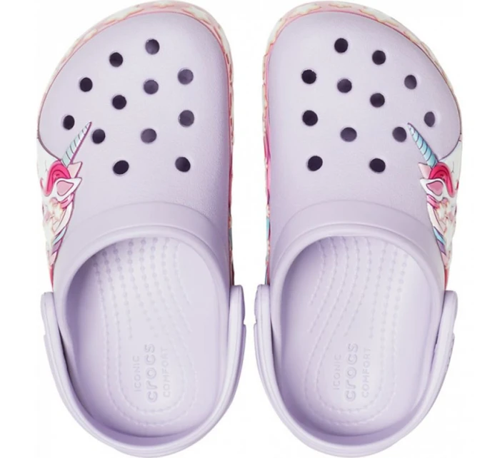 Crocs FunLab Unicorn Band Cg Jr 206270 530 žabky Crocs FunLab Unicorn Band Cg Jr 206270 530 žabky
