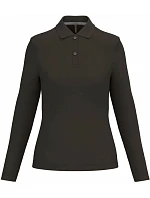 K 244 Dámské piqué polo s dlouhým rukávem model 22507057 dark khaki - Kariban K 244 Dámské piqué polo s dlouhým rukávem model 22507057 dark khaki - Kariban