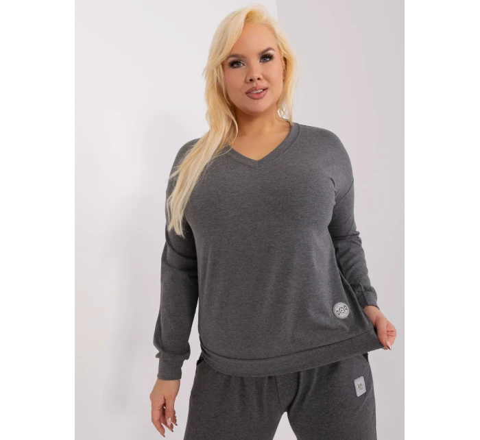 Bluzka RV BZ model 19394558 ciemny szary - FPrice