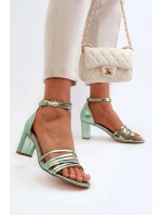 Dámské sandály model 21273603 zelené Step in style - SWEET SHOES Dámské sandály model 21273603 zelené Step in style - SWEET SHOES