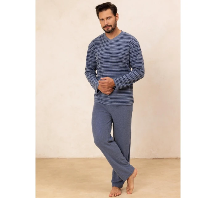 Pyžamo  long/r 2XL pánské froté model 21314906 - Regina