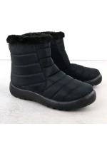 Dámské ploché zateplené sněhule černé model 21906469 - Potocki