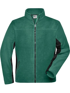 JN Pánská pracovní mikrofleecová bunda Strong 02.0 dark green/black model 22491855 - Daiber