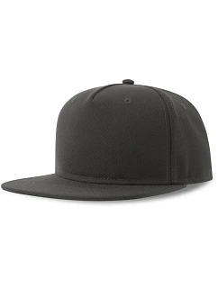 Atlantis Headwear Snap Five-S 5-panelová bejzbalová čiapka 33.0256 tmavošedá