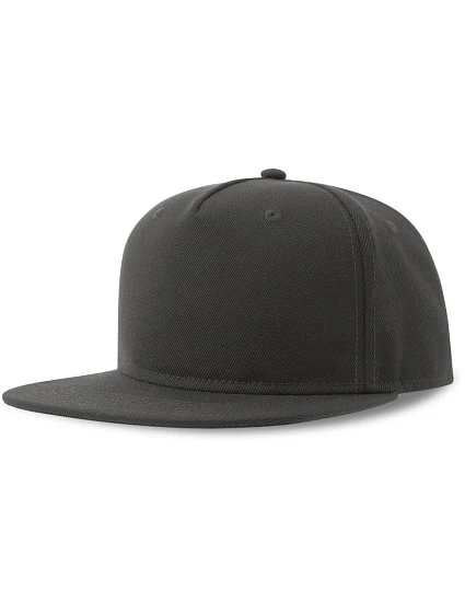 Atlantis Headwear Snap Five-S 5-panelová bejzbalová čiapka 33.0256 tmavošedá Atlantis Headwear Snap Five-S 5-panelová bejzbalová čiapka 33.0256 tmavošedá