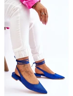 Vázané Baleríny S Modre model 21612808 - Boto