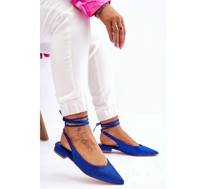 Vázané Baleríny S Modre model 21612808 - Boto