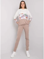 Súprava RV KMPL 7356.82 béžová a biela Súprava RV KMPL 7356.82 béžová a biela