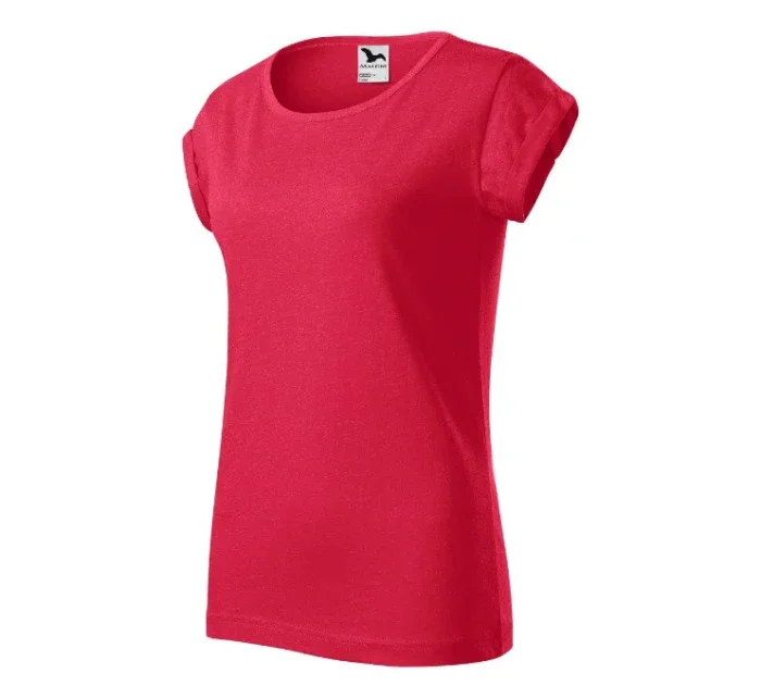 Fusion tričko dámské červený melír