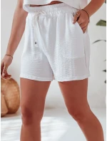 Dámske biele šortky HOT VIBE FashionStreet SY0444