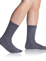Zimné bambusové ponožky BAMBUS CASUAL SOCKS - BELLINDA - sivé