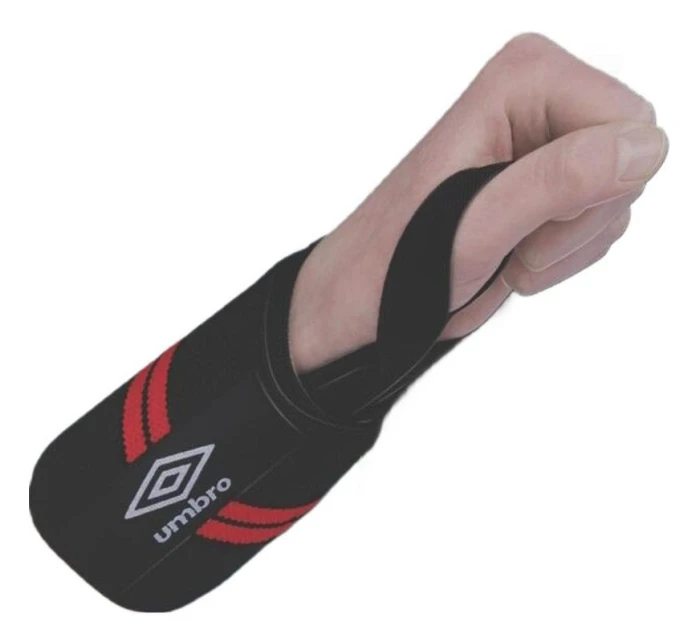 ELASTICKÝ NÁRAMOK NA ZÁPÄSTIE SADA 2 KS UMBRO ČERVENÁ