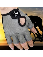 CYKLISTICKÉ RUKAVICE SENIOR GREY DUNLOP R.S
