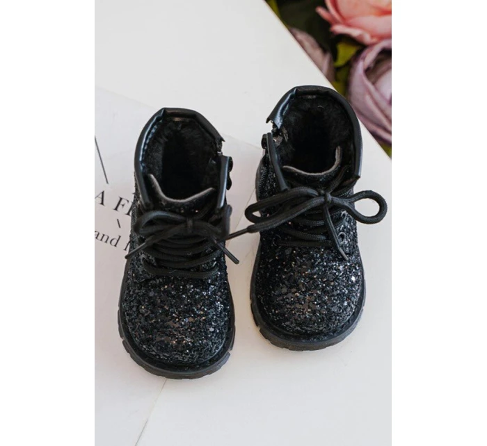 Dětské Botky Se Zipem Černé model 21636429 - Boto