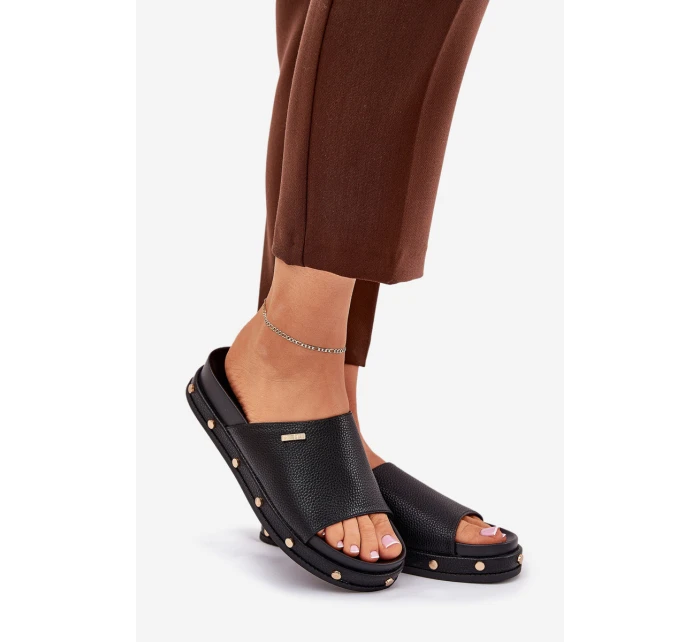 Dámské Sandály Na Platformě S Big Star Černé model 21690741 - Big Star Shoes Dámské Sandály Na Platformě S Big Star Černé model 21690741 - Big Star Shoes