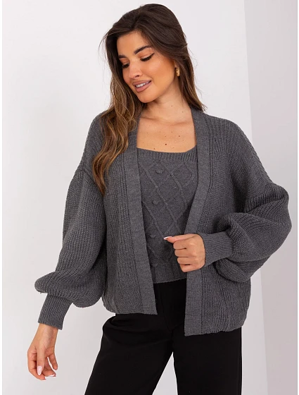 Komplet BA KMPL model 19011892 ciemny szary - FPrice