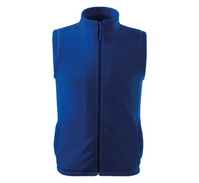 Ďalšia fleecová vesta unisex kráľovská modrá