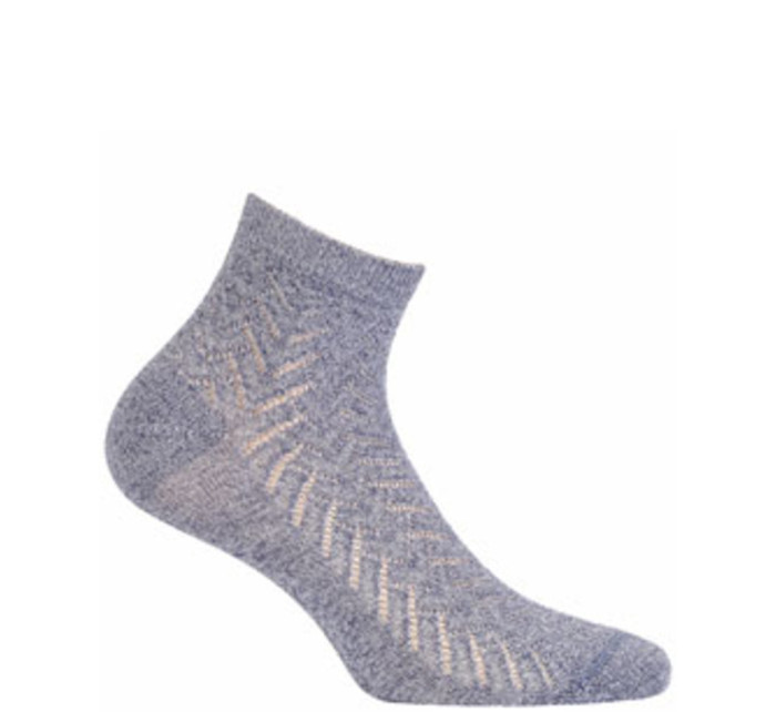 Dámske ponožky s lesklou priadzou