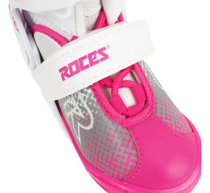 Korčule Roces Jokey Ice X bielo-ružové 450746 001