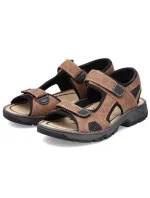 Rieker M 26156-25 RKR447B Sandále na suchý zips Rieker M 26156-25 RKR447B Sandále na suchý zips