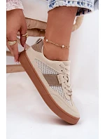 Dámské tenisky Big Star TT274759 Béžové