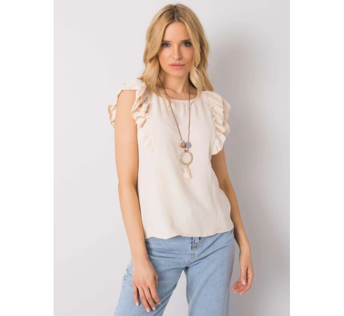 Halenka TW BZ BI model 17404243 světle béžová - FPrice Halenka TW BZ BI model 17404243 světle béžová - FPrice