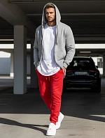 FashionStreet pánske červené tepláky UX2708