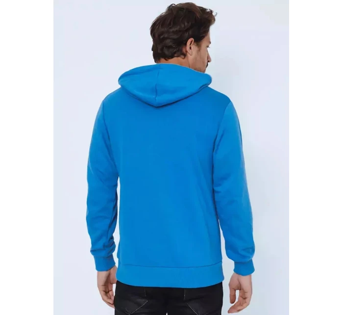 Pánska mikina s kapucňou modrá FashionStreet BX5024