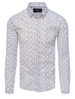 Pánska biela košeľa FashionStreet DX2413