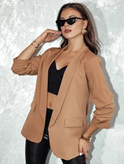 Dámska bunda ELEGANTIS cappuccino FashionStreet PY0110