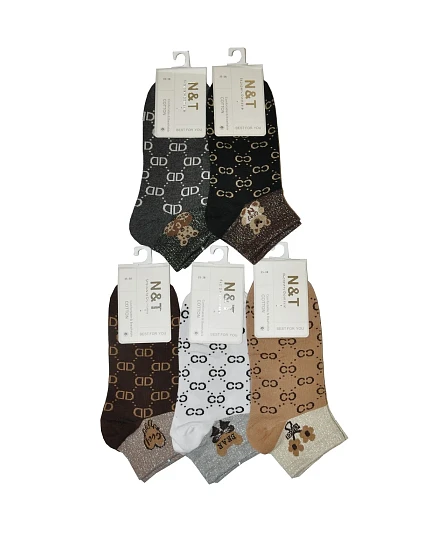 Dámské ponožky model 19685657 DD Medvídek 3541 - WiK