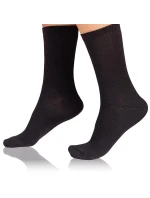Dámské ponožky z modalu model 21232667 RIB MODAL SOCKS  černá - Bellinda