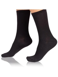 Dámské ponožky z modalu model 21232667 RIB MODAL SOCKS  černá - Bellinda