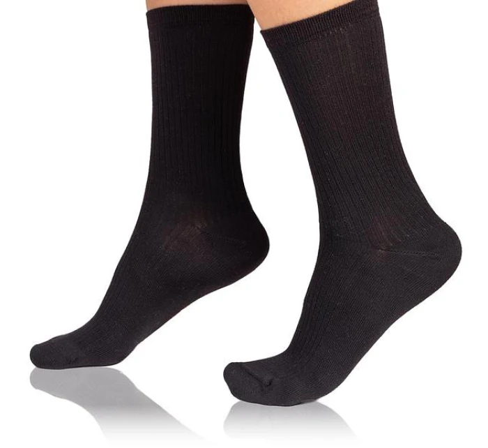 Dámské ponožky z modalu model 21232667 RIB MODAL SOCKS  černá - Bellinda