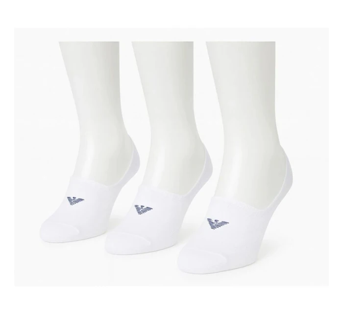 ponožky bavlna bílá 3Pack model 21816072 - Emporio Armani ponožky bavlna bílá 3Pack model 21816072 - Emporio Armani