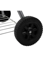 GUĽOVÝ ZÁHRADNÝ GRIL REX STEEL 46CM S POPOLNÍKOM