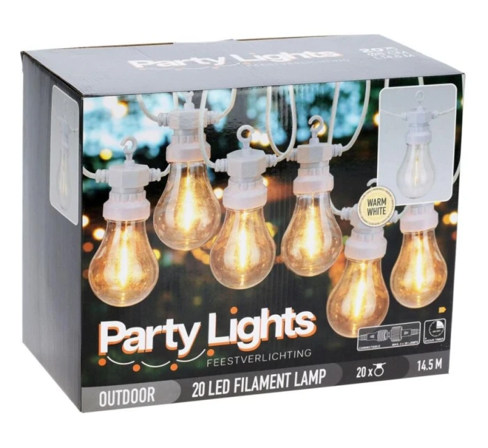 GIRLANDA OGRODOWA LIGHT  BIAŁY model 21831189