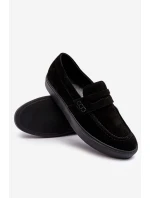 Mužské semišové polobotky  Černé model 21643143 - Zazoo