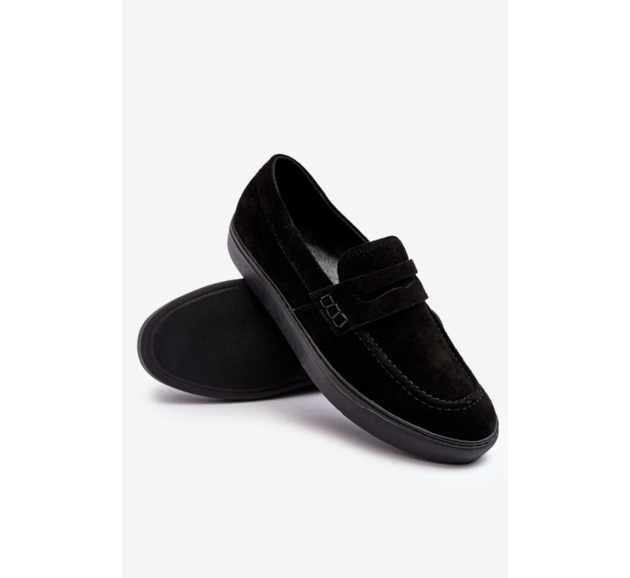 Mužské semišové polobotky  Černé model 21643143 - Zazoo