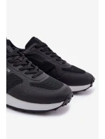 Pánské tenisky na platformě Big Star model 21692142 HiPoly System černé - Big Star Shoes Pánské tenisky na platformě Big Star model 21692142 HiPoly System černé - Big Star Shoes