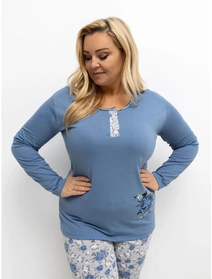 Piżama DU PI FP model 21766317 niebieski - FPrice