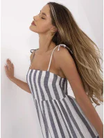 Šaty LK SK 507684.14 tmavo modrá a biela