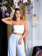 Sexy Wide Leg Summer Pants with Pockets