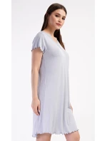 Dámska nočná košeľa s krátkym rukávom Snowflake