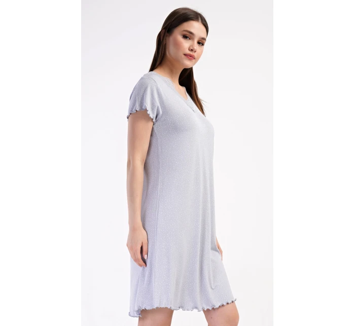 Dámska nočná košeľa s krátkym rukávom Snowflake