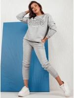 Dámska tepláková súprava NOTHING light grey FashionStreet AY0761