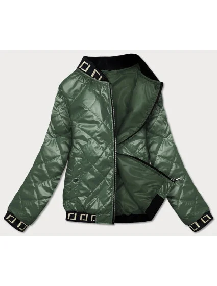 Zelená dámská bunda bomber model 17110228 - S'WEST